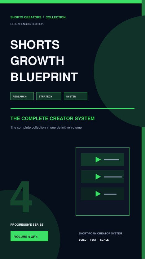 Shorts Growth Blueprint — Volume 4: The Complete Creator System